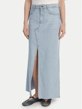 Guess Jeans Guess Jeans Fustă de blugi W6GD52 D7902 Albastru Regular Fit