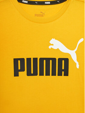 Puma Majica Ess+ 2 Col Logo 586985 Rumena Regular Fit