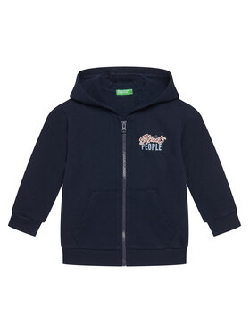 United Colors Of Benetton United Colors Of Benetton Μπλούζα 3J68G503Y Σκούρο μπλε Relaxed Fit