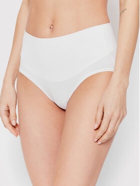SPANX SPANX Klasické nohavičky s vysokým pásom Cotton Control 40050R Biela