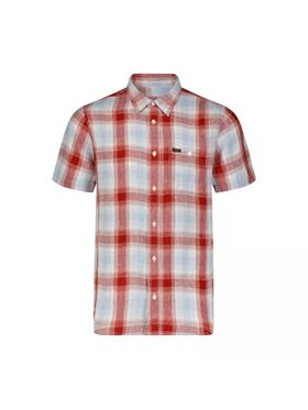 Lee Lee Koszula LEE SS LEESURE SHIRT Czerwony Regular Fit
