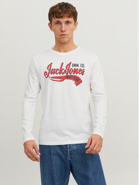 Jack&Jones Jack&Jones Longsleeve krekls 12236061 Balts Standard Fit