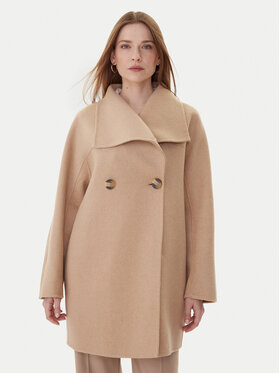 Armani Exchange Armani Exchange Vlněný kabát XW000715 AF16216 U1051 Béžová Relaxed Fit