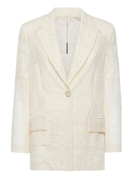 Simona Corsellini Simona Corsellini Giacca outdoor gi00902-v0359 Beige Regular Fit