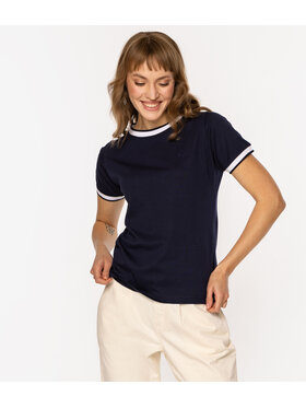 Lee Cooper Lee Cooper T-Shirt NADIA 5511 Granatowy Regular Fit