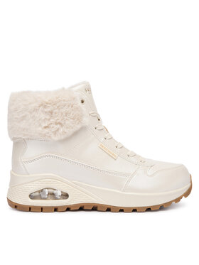 Skechers Skechers Škornji Uno Rugged 167821/OFWT Bela