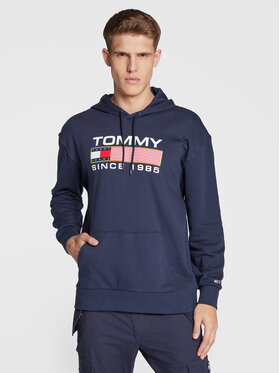 Tommy Jeans Tommy Jeans Bluza Athletic DM0DM15009 Granatowy Regular Fit
