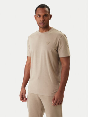 Guess Guess T-Shirt Z2YI12 JR06K Beżowy Regular Fit