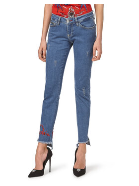 PHILIPP PLEIN PHILIPP PLEIN Jeansy 30868 Modrá Skinny Fit