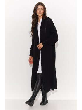 Makadamia Makadamia Sweter S175 Czarny Loose Fit