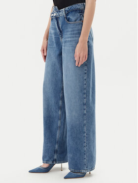 Guess Guess Blugi W5YA2G D5QKB Albastru Wide Leg