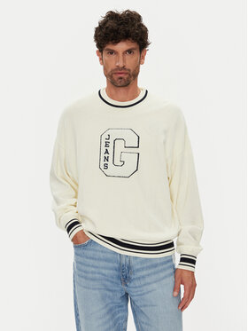 Guess Jeans Guess Jeans Пуловер M5YR21 Z3HM1 Екрю Regular Fit