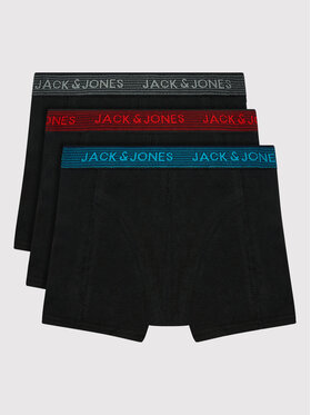 Jack&Jones Junior Jack&Jones Junior Σετ μποξεράκια 3 τμχ Waistband 12203513 Μαύρο