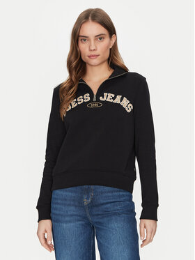 Guess Jeans Guess Jeans Sweatshirt W5RQ25 K68I4 Schwarz Regular Fit