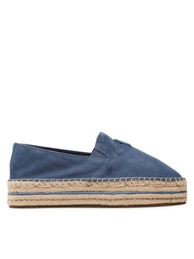 Tommy Hilfiger Tommy Hilfiger Espadrillas Th Suede Flatform FW0FW07069 Blu scuro