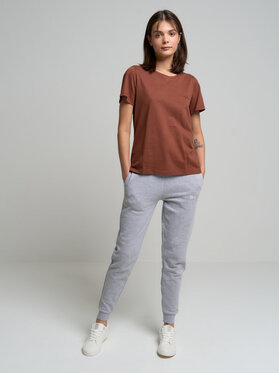 BIG STAR BIG STAR Spodnie dresowe kathy_901 Szary Basic Fit
