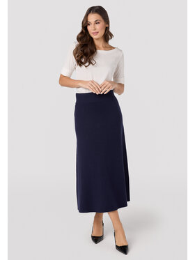 QUIOSQUE QUIOSQUE Sukňa Quiosque 7VS002802 Tmavomodrá Regular Fit
