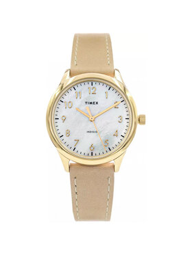 Timex Timex Zegarek TW2W15800 Beżowy