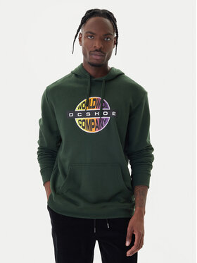 DC Shoes DC Shoes Mikina Core ADYSF03137 Zelená Regular Fit