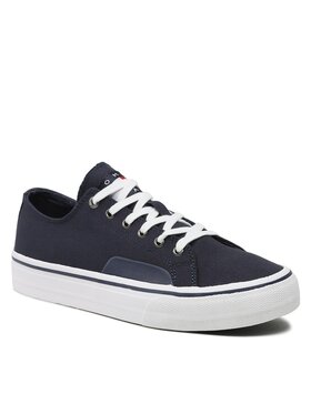 Tommy Jeans Tenis Superge Skate Canvas Ess EM0EM01175 Mornarsko Modra