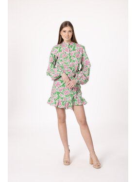 LAURELLA LAURELLA Sukienka codzienna 4UL162 Zielony Regular Fit