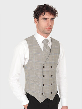 Evenemen Evenemen Kamizelka BOSTON GULIO Szary Slim Fit