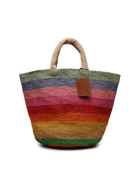 Manebi Manebi Geantă Natural Raffia Summer Bag V 2.5 AD Colorat