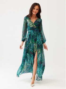 Roco Fashion Roco Fashion Sukienka koktajlowa Alessia Kolorowy Regular Fit