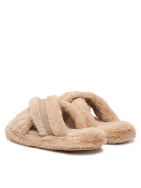 Tommy Hilfiger Tommy Hilfiger Kapcie Th Feminine House Shoes FW0FW09615 Beżowy