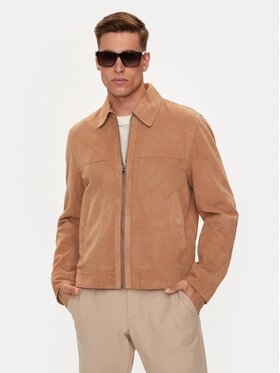BOSS Boss Odinė striukė Malbano4 50510178 Smėlio Regular Fit