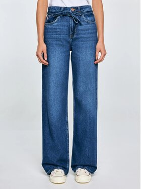 BIG STAR BIG STAR Jeansy ATREA_514_190 Granatowy Wide Fit