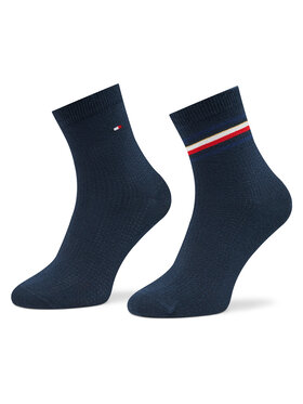 Tommy Hilfiger Tommy Hilfiger 2 pár hosszú szárú női zokni 701223809 Sötétkék