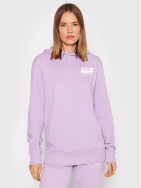 Hugo Hugo Pulóver Dasweater 50456044 Lila Classic Fit