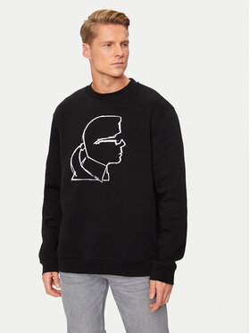 KARL LAGERFELD KARL LAGERFELD Mikina 705445 544908 Čierna Regular Fit