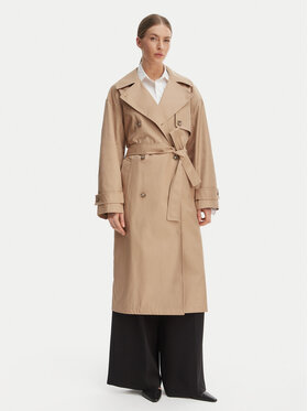 Calvin Klein Calvin Klein Tenchcoat LV044C501G Beige Regular Fit