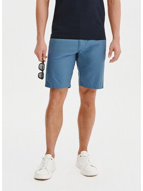 Pako Lorente Pako Lorente Szorty materiałowe P25SN-WS-007 Niebieski Classic Fit