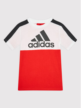 adidas adidas T-shirt B CB Logo HC5648 Crvena Regular Fit