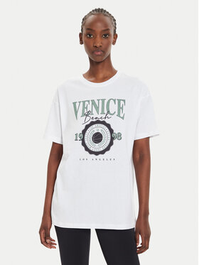 Brave Soul Brave Soul Tricou LTS-568ARIA Écru Oversize