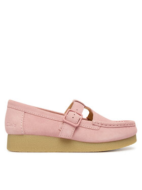Clarks Clarks Félcipő WallabeeEVOBar 26184614 Rózsaszín