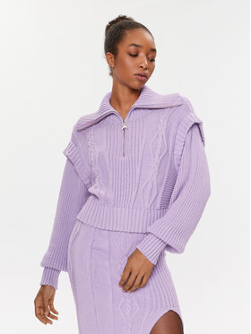 Patrizia Pepe Patrizia Pepe Pulover 2K0203/K140-M472 Vijolična Regular Fit
