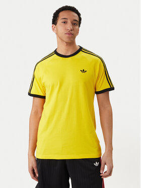 adidas adidas Тишърт 3-Stripes KE3533 Жълт Regular Fit