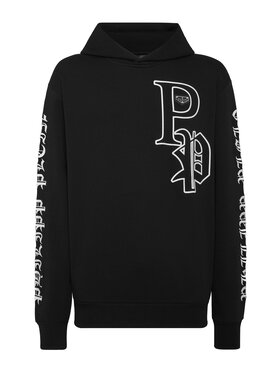 PHILIPP PLEIN PHILIPP PLEIN Bluza 9585 Czarny Regular Fit