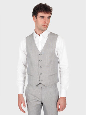 Evenemen Evenemen Kamizelka OVO Szary Slim Fit