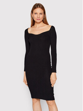 Rinascimento Rinascimento Trikotažinė suknelė CFM0010711003 Juoda Slim Fit
