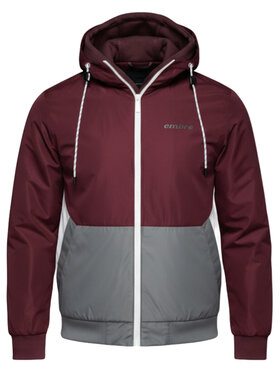 Ombre Ombre Kurtka przejściowa C584 Bordowy Regular Fit