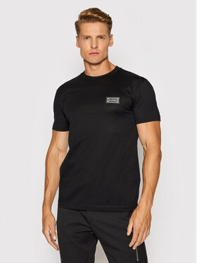 Les Hommes Les Hommes T-Shirt LLT100717U Czarny Regular Fit