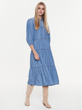 Ba&sh Ba&sh Jeans haljina Willow 1E22WILL Plava Regular Fit