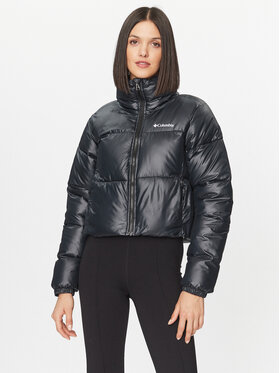Columbia Columbia Vatovaná bunda Puffect™ Cropped Jacket Čierna Regular Fit