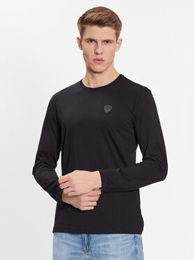 EA7 Emporio Armani EA7 Emporio Armani Majica dugih rukava 3RPT43 PJNTZ 1200 Crna Regular Fit