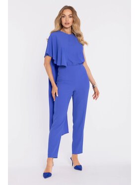 Made of Emotion Made of Emotion Jumpsuit M907 Blu Regular Fit